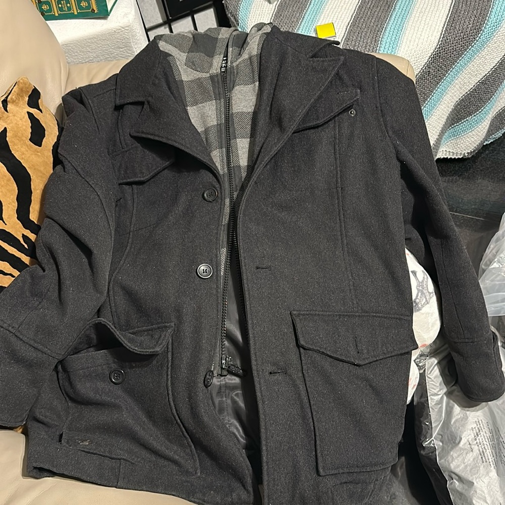 Mebs buffalo winter coat with hood